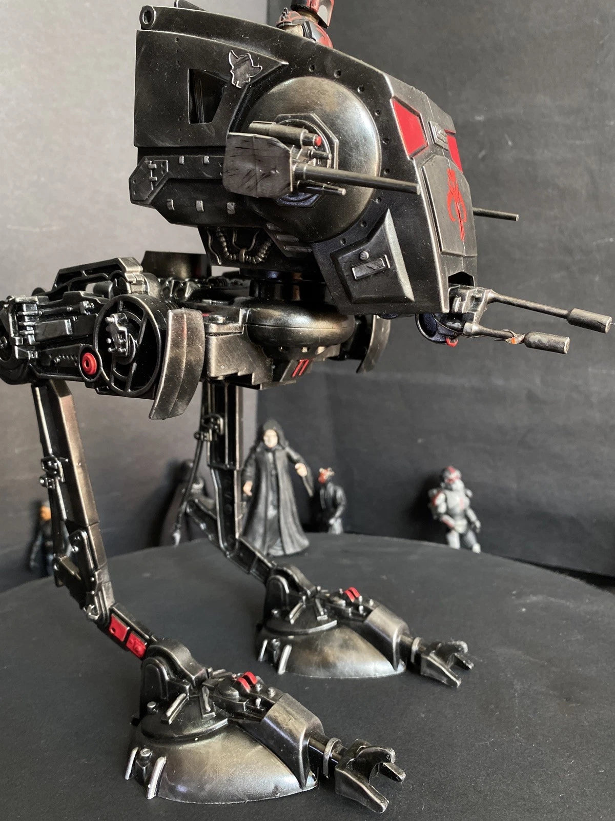 Sith Walker “MYTHOS-STRIDER” Custom AT-ST Mustafar Exegol Black Series Kenner