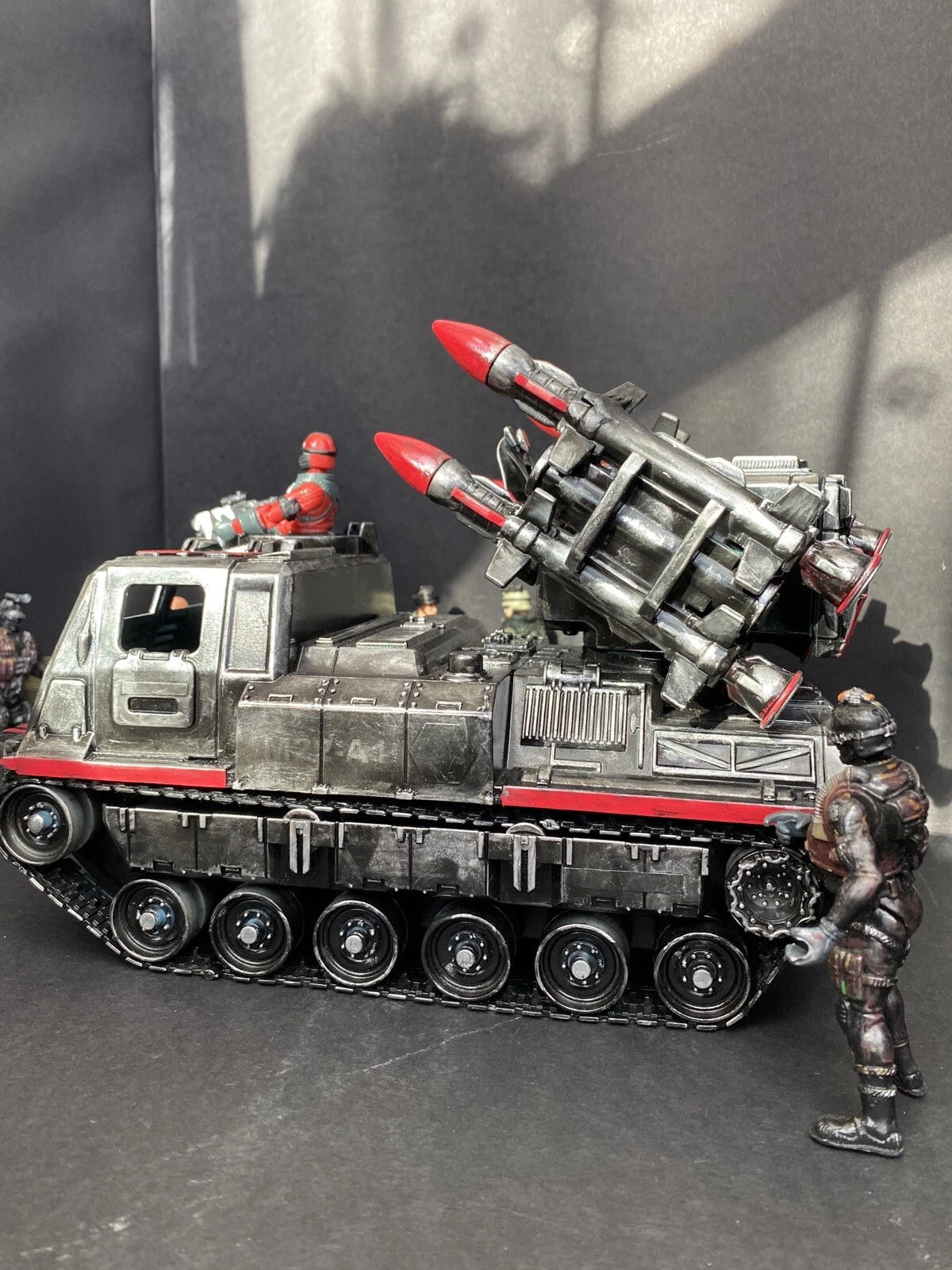COBRA “RATTLETRACK” MISSILE CRAWLER | GI JOE Heavy Strike Launcher collectible