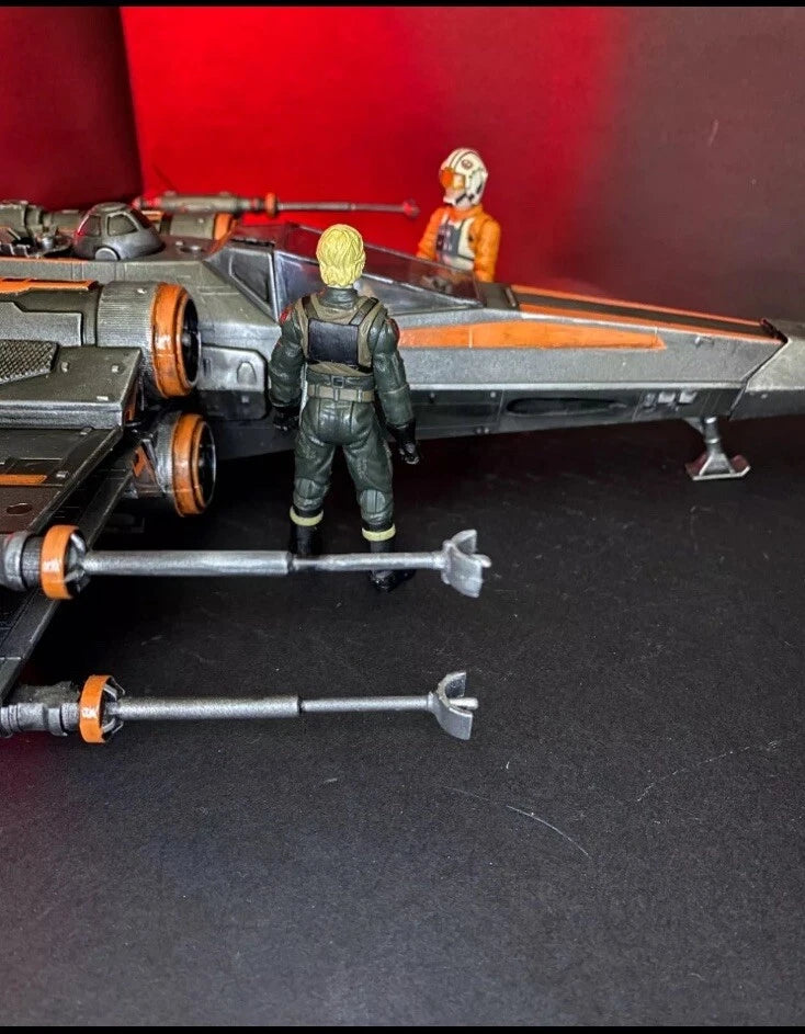 Mandalorian X-Wing Commission Kenner Sith Collectible Star Wars Custom