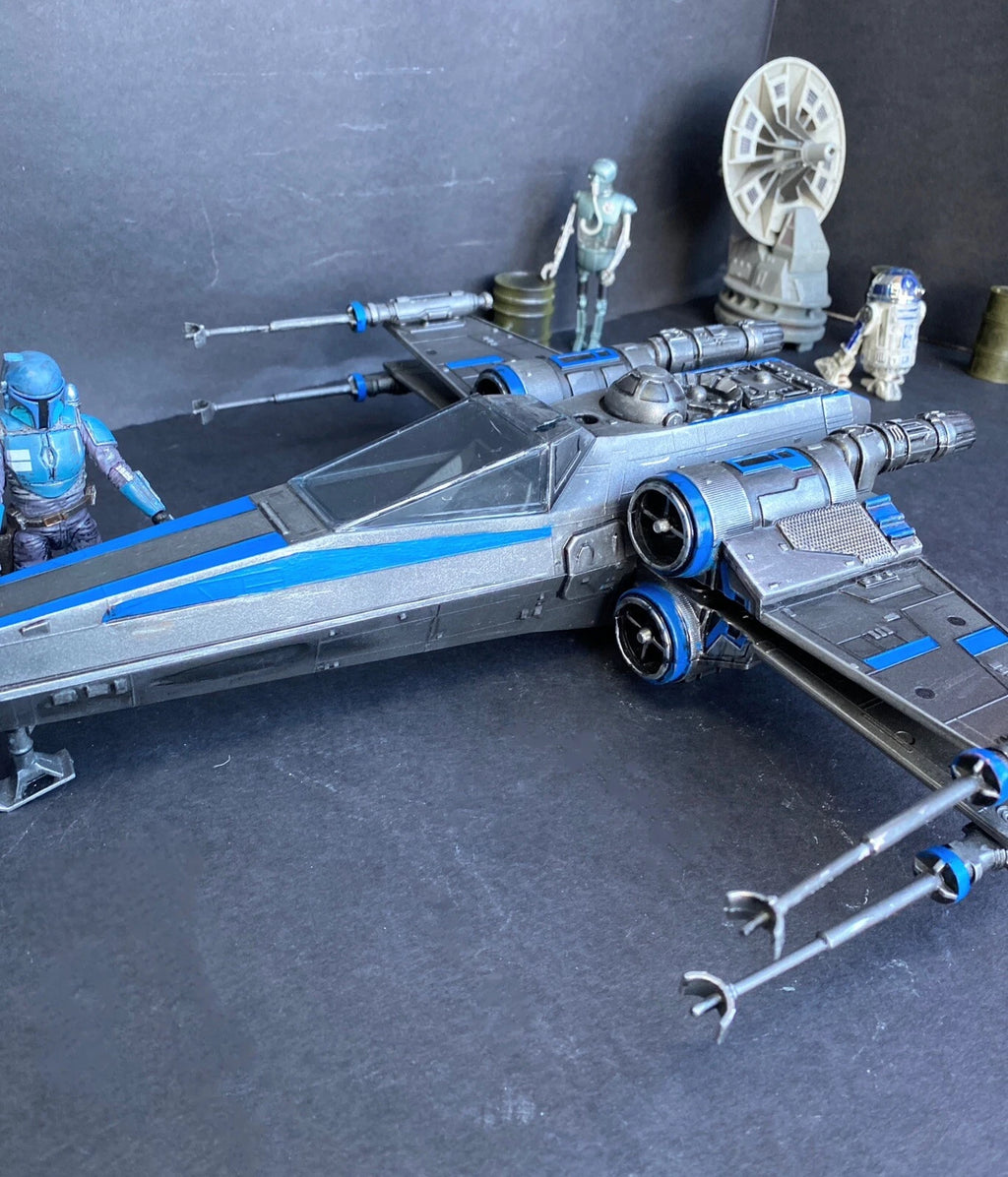 Star Wars RZ-9 “Nightglass” X-wing Interceptor | Custom Starfighter Diorama