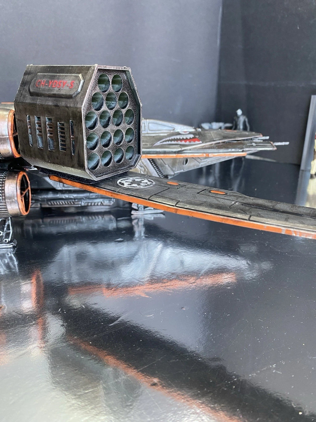 Star Wars U-Wing Starfighter Andor Rogue One Custom Sith Vintage Kenner Imperial