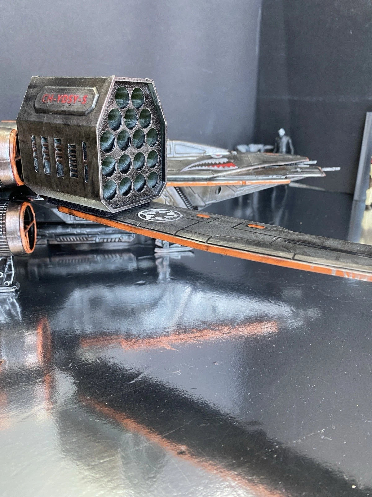 Star Wars U-Wing Starfighter Andor Rogue One Custom Sith Vintage Kenner Imperial