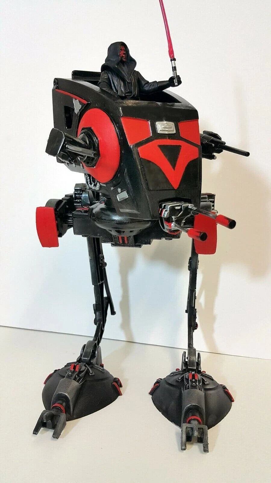 Vintage Star Wars AT ST Night Fang Mauler | Mandalorian Custom Sith hand painted