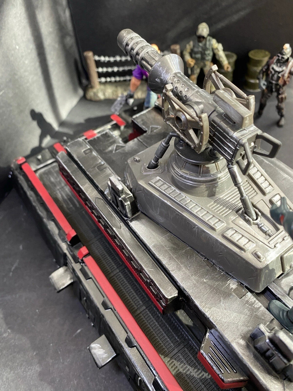 GI JOE COBRA Hover Tank Diorama 1:18 3.75 Inch Rare Collectible Vintage Custom