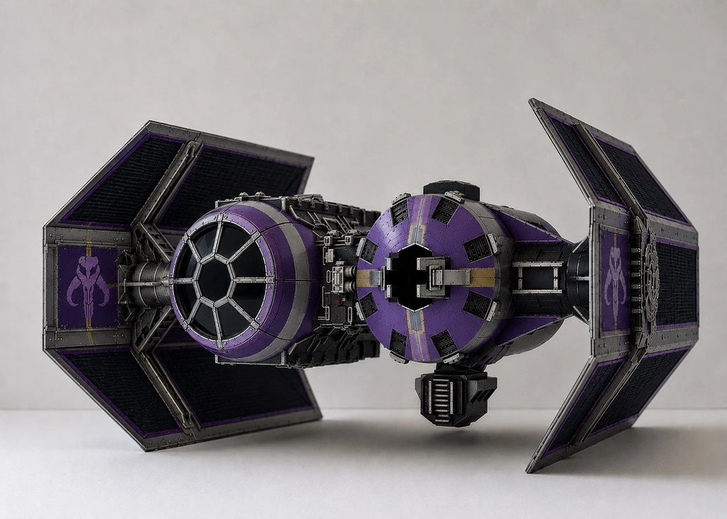 Mandalorian TIE Bomber Commission Star Wars Andor Vintage Sith Kenner Custom