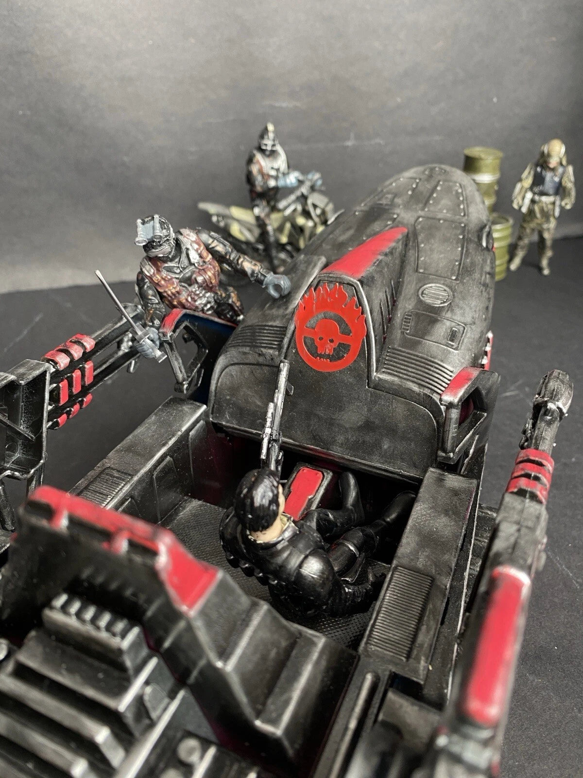 GI JOE COBRA DEVELOPMENTAL TERROR TANK 1:18 Rare Collectible Vintage Custom