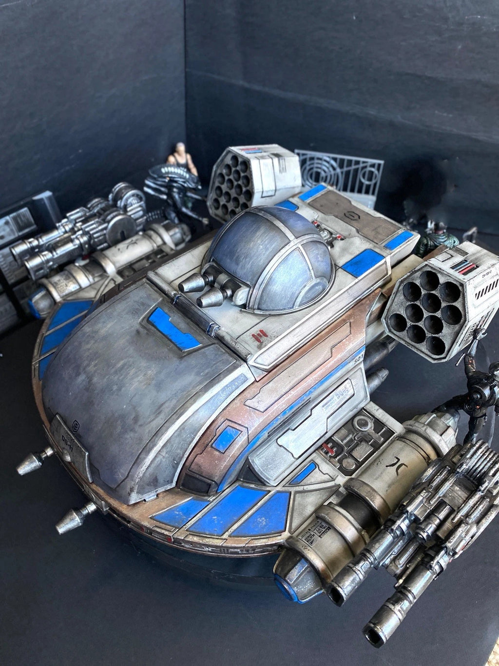 “SKYLOCK” Dropship Gun-Barge – Starship Troopers Mobile Infantry Assault Custom