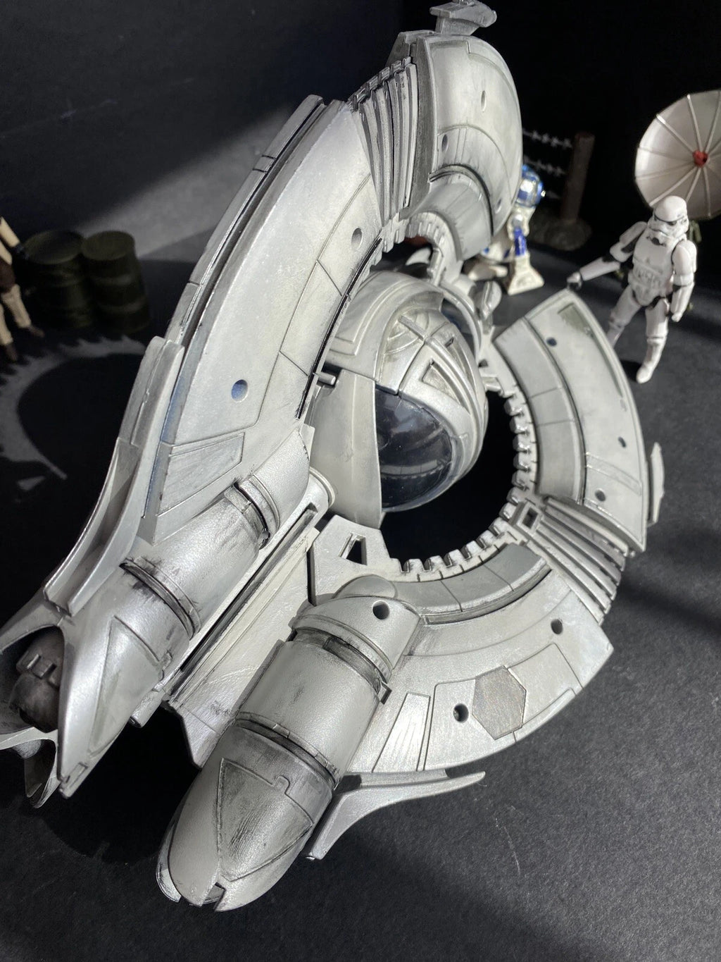 Star Wars Eclipse Tri-Fighter Custom CIS Droid Interceptor Vintage Kenner  - view 15