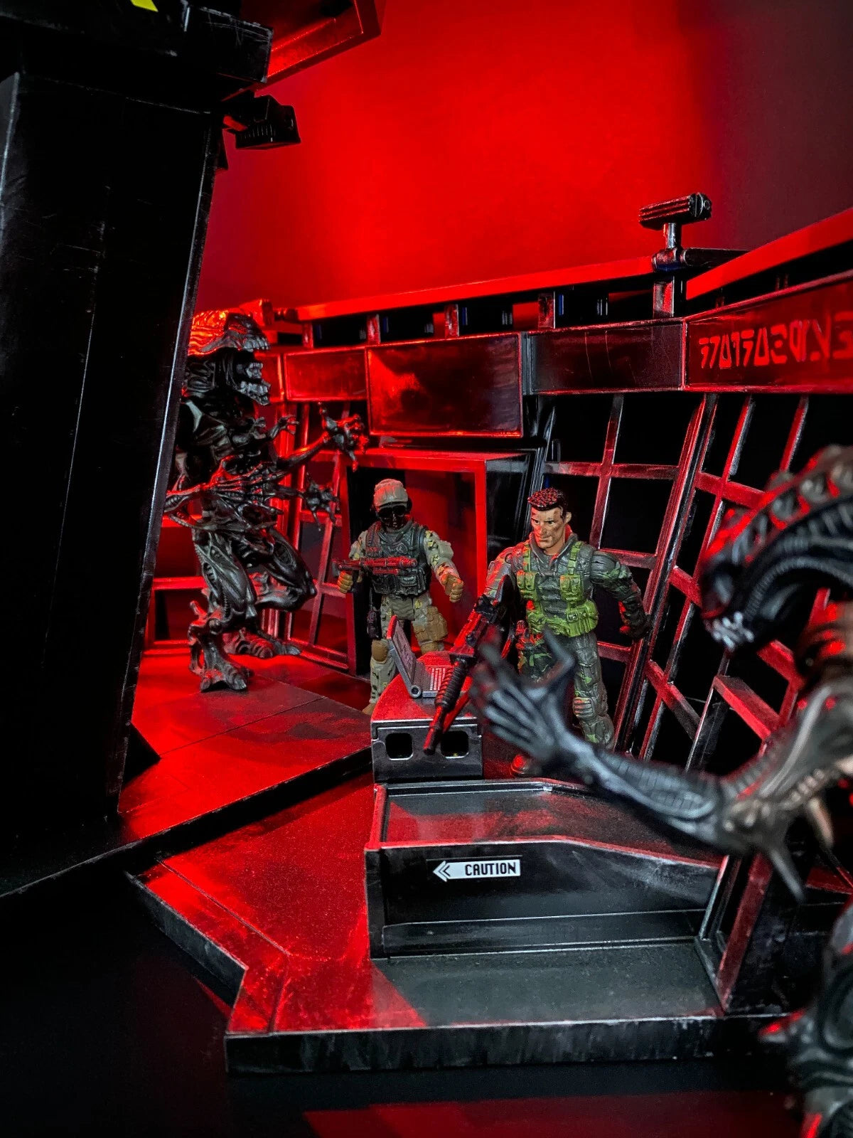 GI Joe Cobra Commander Snake Eyes Destro Custom Diorama Battle Base Collectible