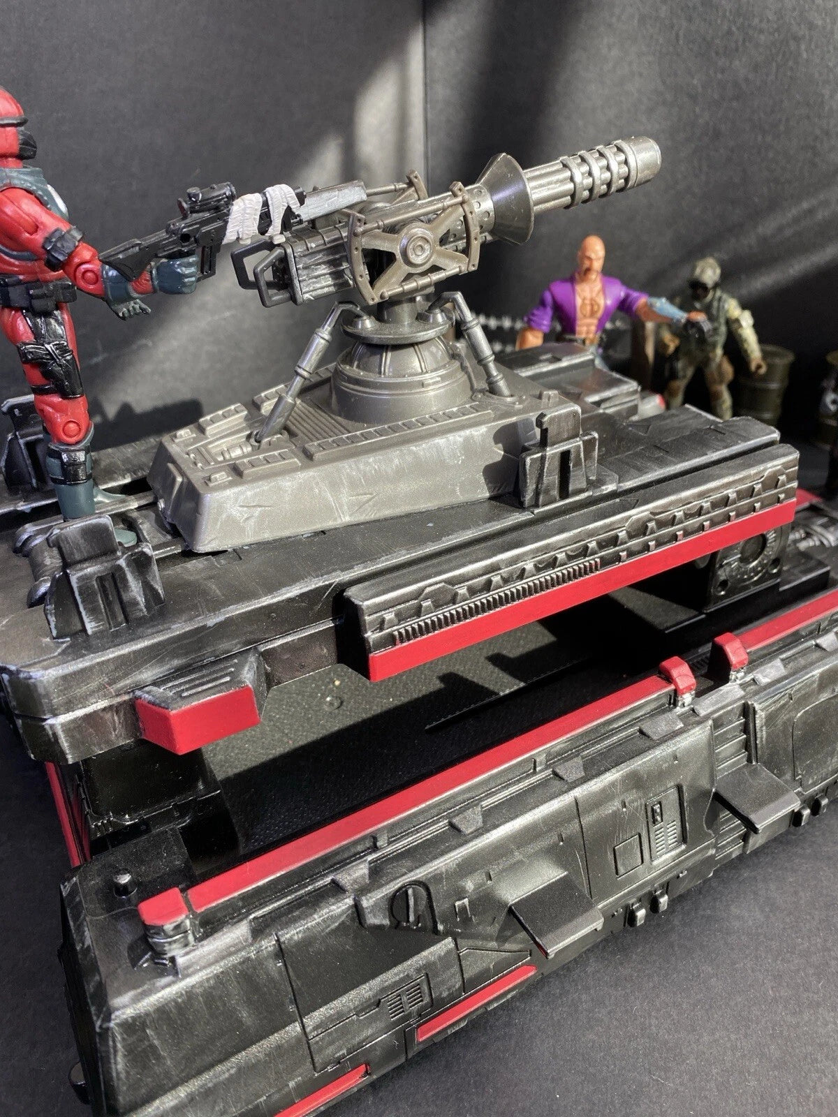 GI JOE COBRA Hover Tank Diorama 1:18 3.75 Inch Rare Collectible Vintage Custom