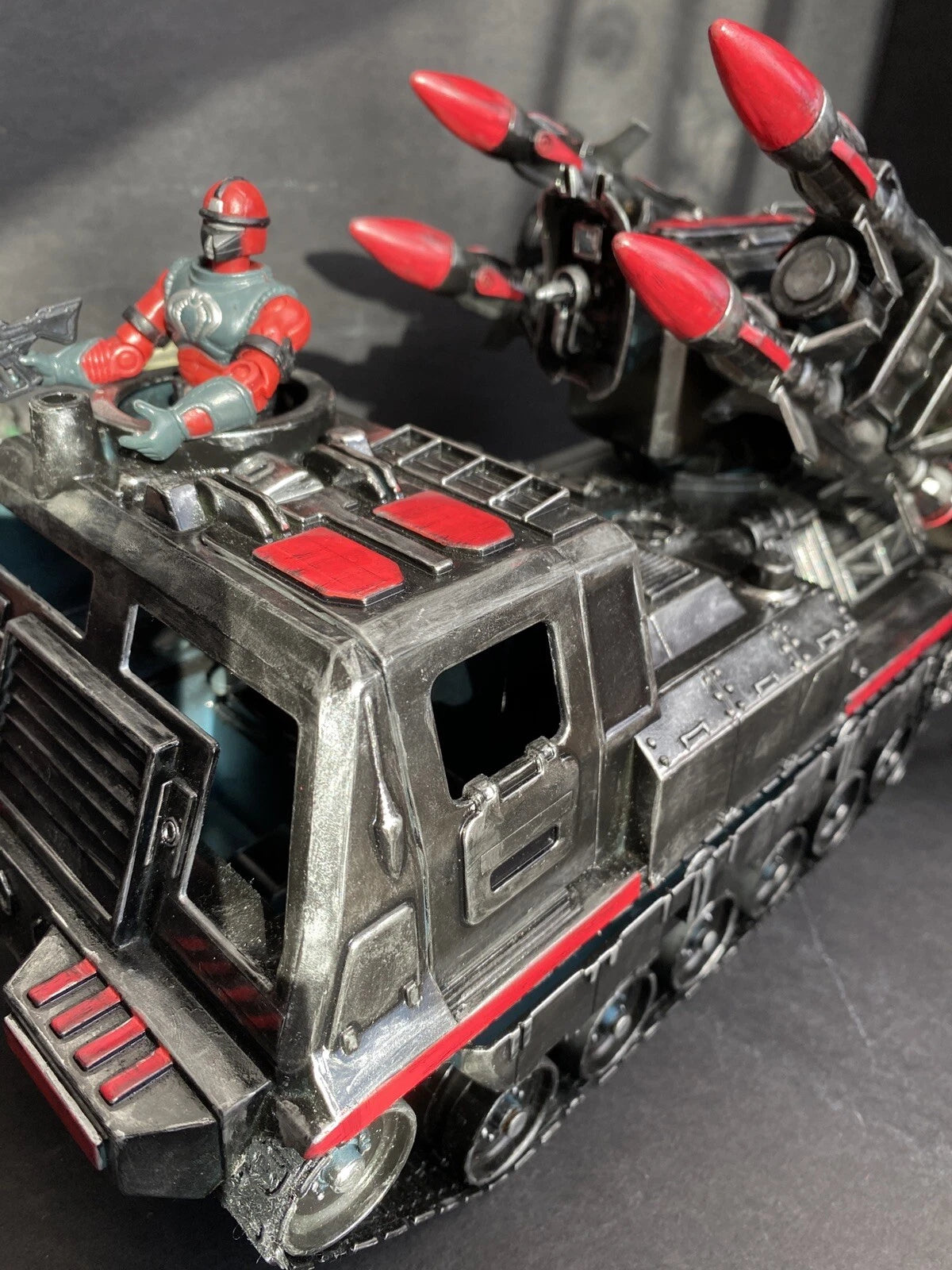 COBRA “RATTLETRACK” MISSILE CRAWLER | GI JOE Heavy Strike Launcher collectible