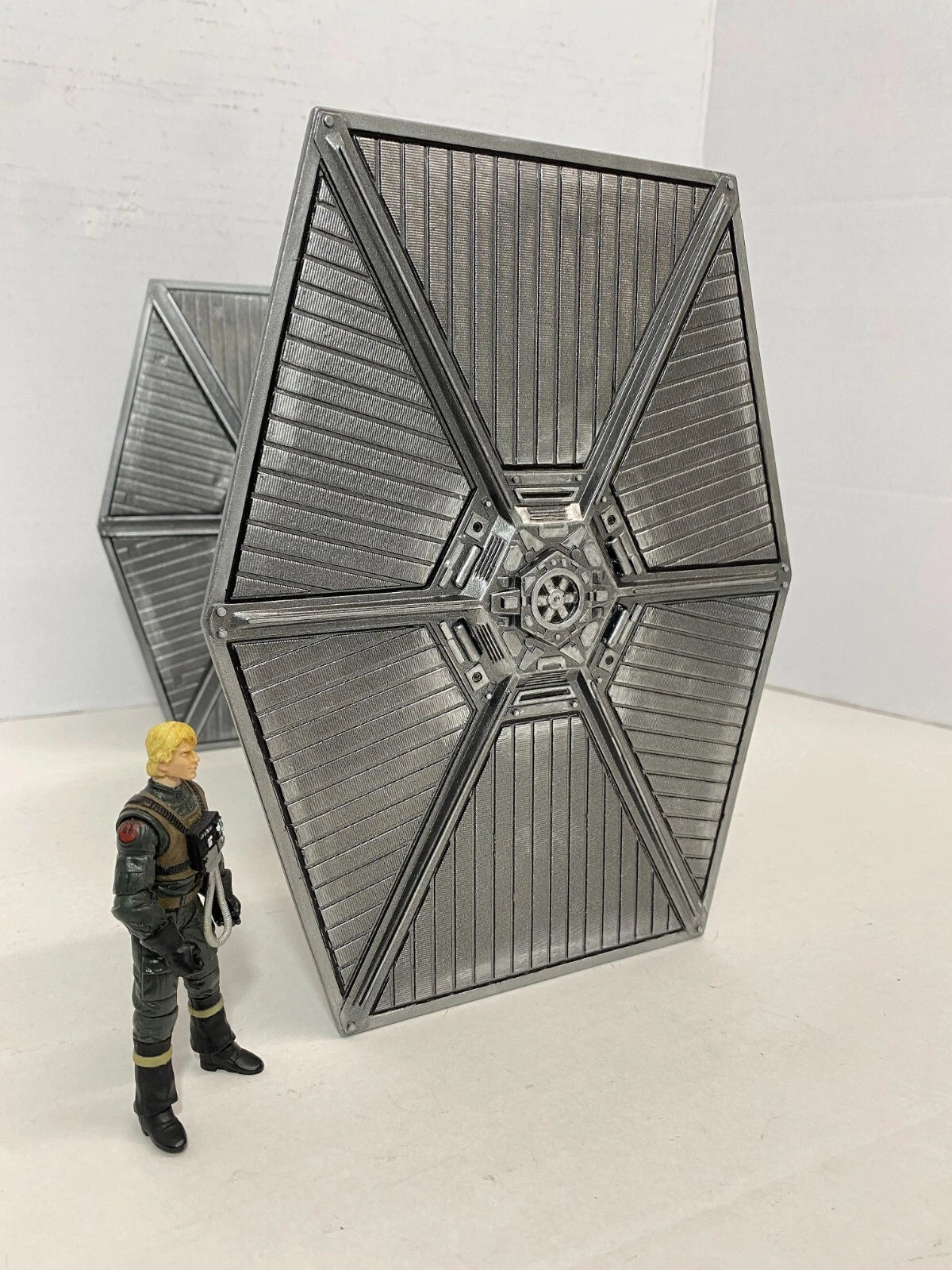 Andor Obsidian Reign Star Wars TIE Fighter Custom Vintage Kenner Black Series - view 12