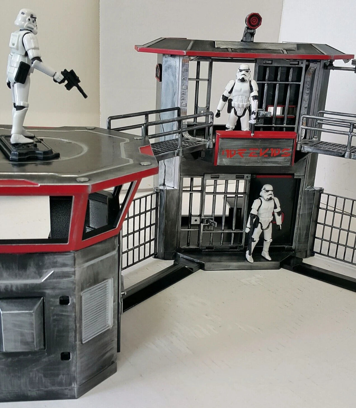 Star Wars Andor Imperial Base Diorama Custom Kenner Death Star vintage Display - view 7