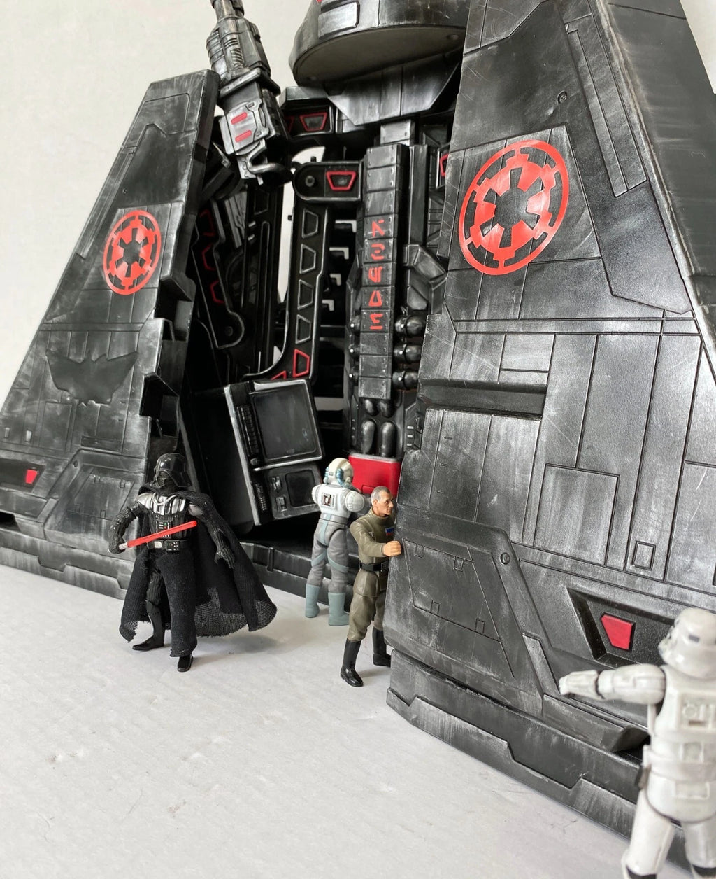 Star Wars Imperial Outpost 3.75 1:18 Playset Diorama Sith Vintage Kenner Custom - view 20