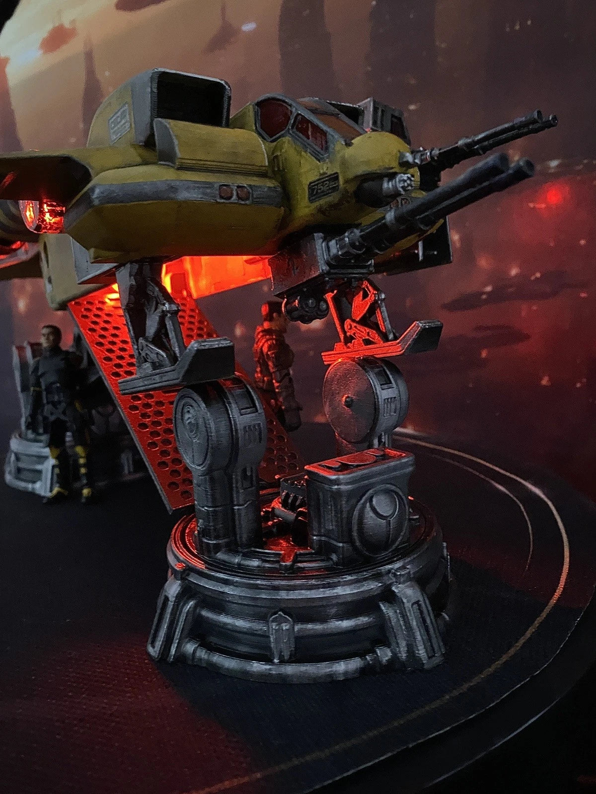 Aliens TITANIUM Gunship Colonial Marines Interceptor Romulus Earth Custom