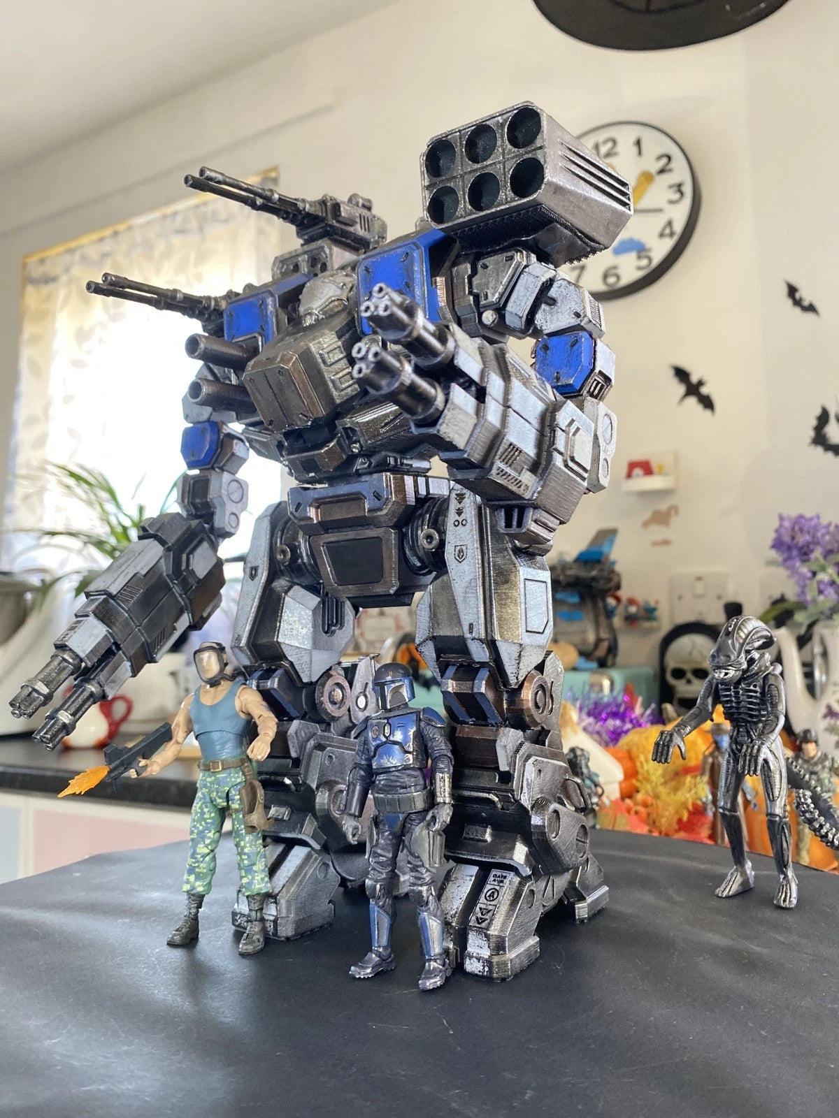 RoboCop ED-209 OCP Custom Mech Robot Walker Detroit Police vintage Collectible