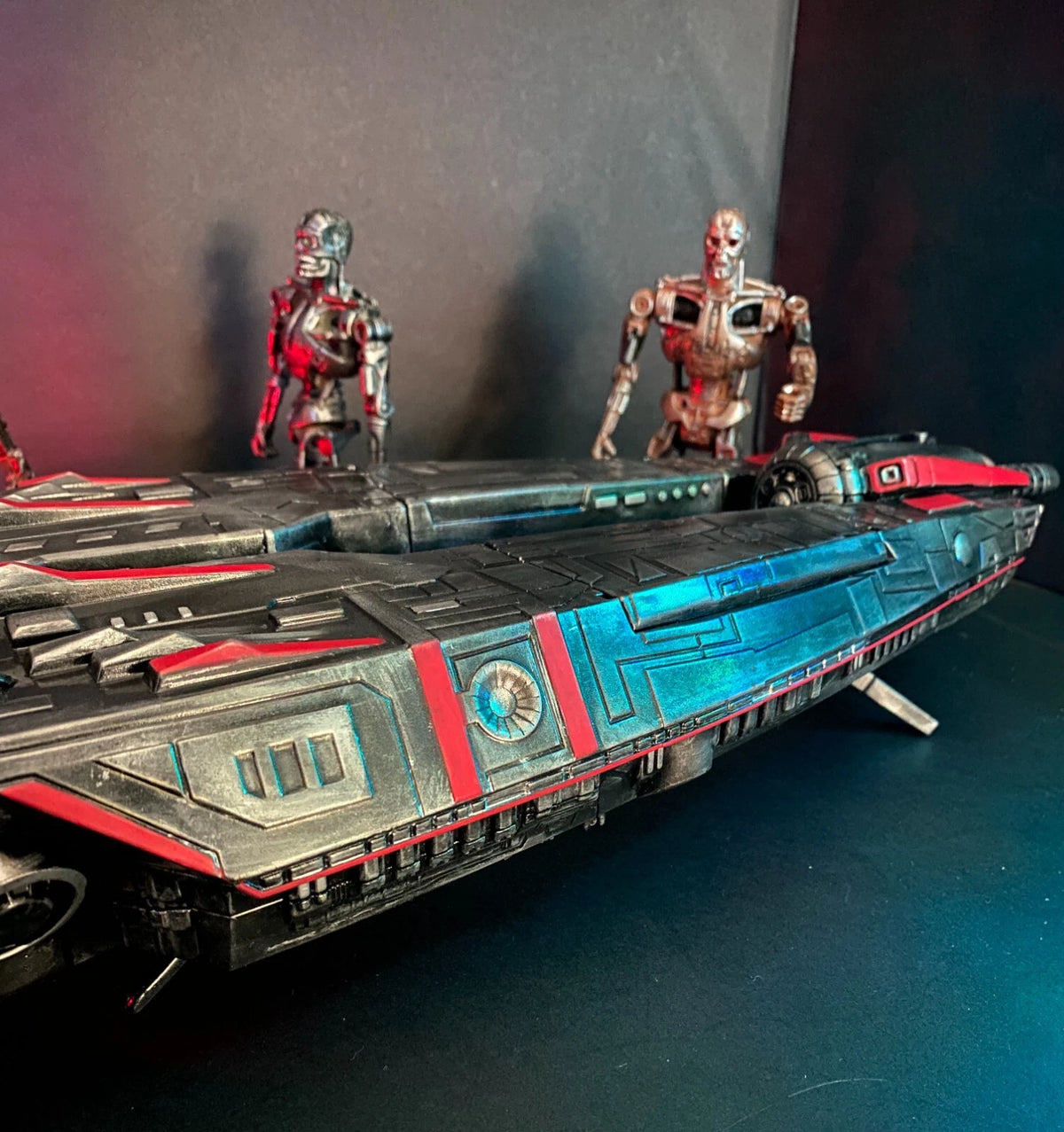 Terminator Hunter Killer Drone Skynet Cyberdyne T800 Rare Kenner Custom 57cm L - view 8