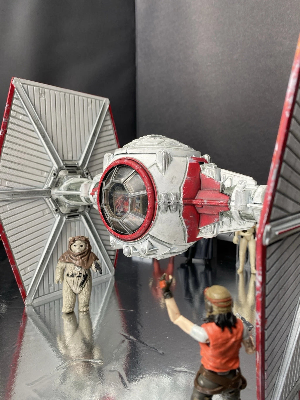 Star Wars TIE Fighter Vintage Collection Imperial Empire Sith Custom Starfighter