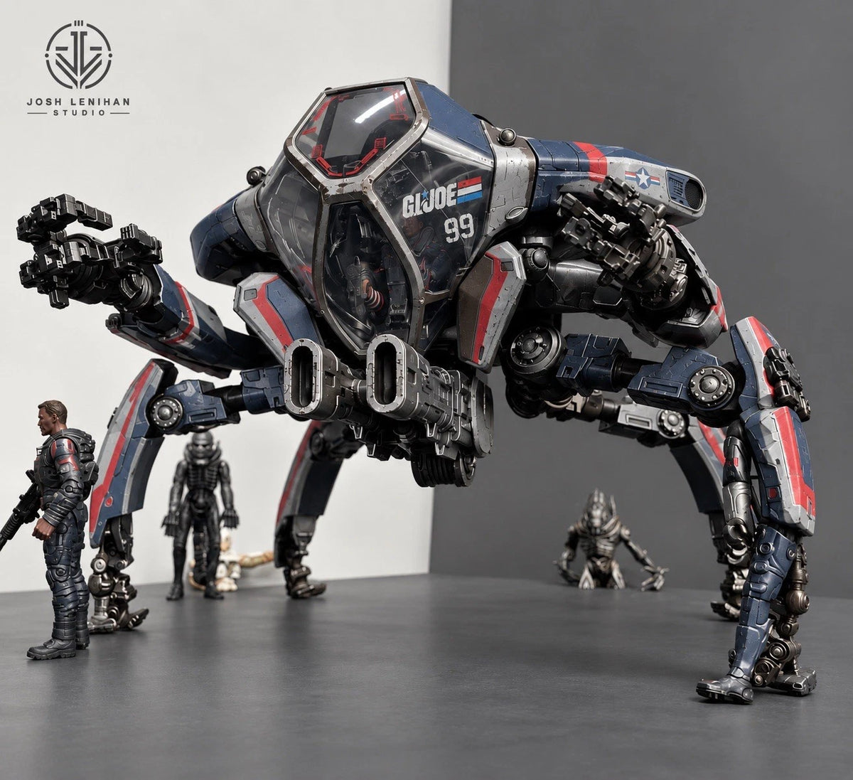 Mega-City Blockade Interceptor Commission | Judge Dredd Custom Vehicle / Diorama