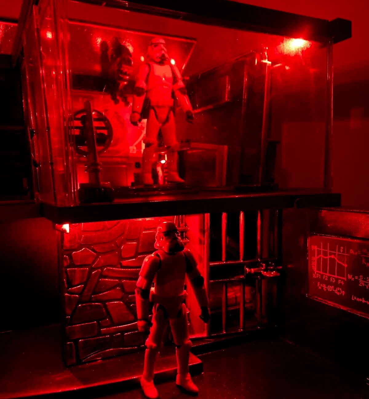 Star Wars SITH OBSERVATION BLOCK 77 | Imperial Detention diorama Kenner Custom - view 11