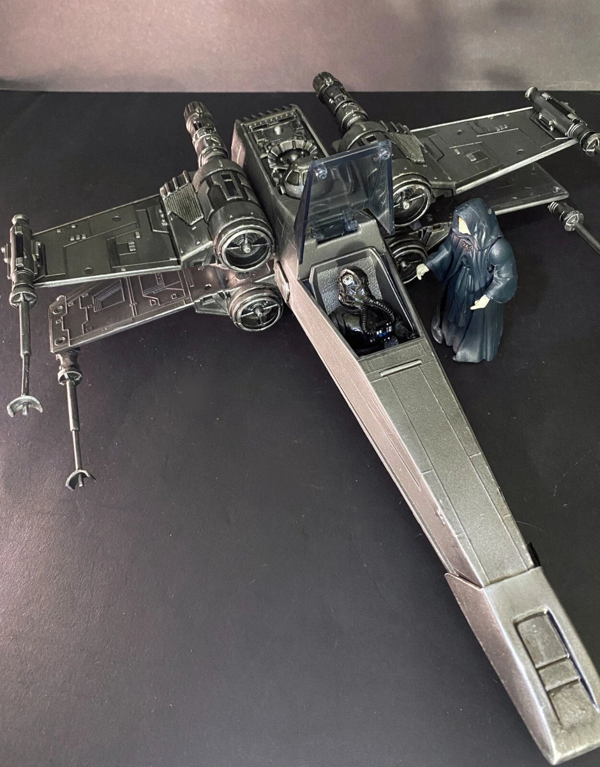 Prototype Star Wars X Wing Sith Fighter Palpatine Vintage TVC Custom Collectible