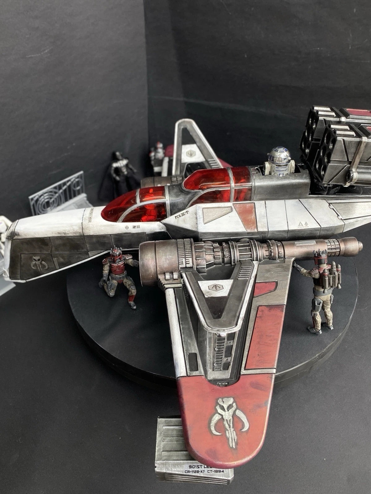 “Red Wraith” Mandalorian ARC 170 Starfighter Star Wars Andor Republic Vintage