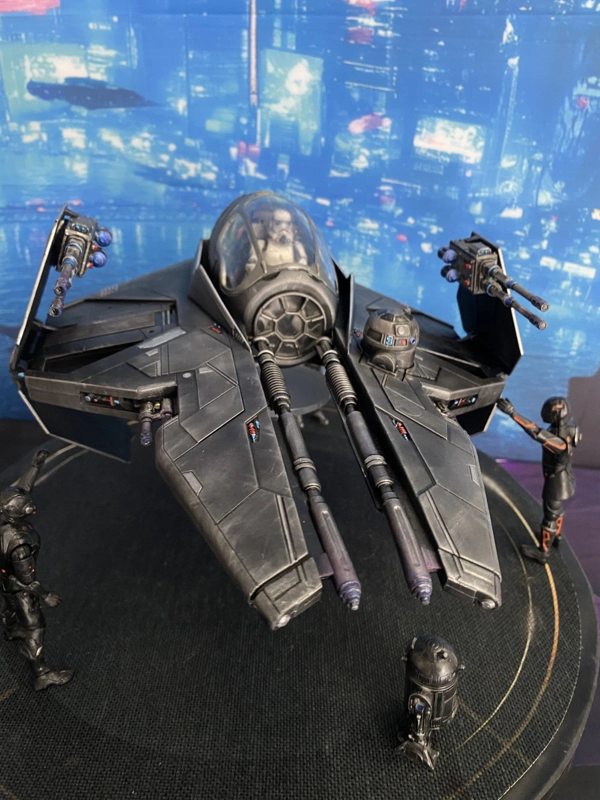 Imperial Starfighter Andor Mandalorian Sith Empire collectible Star Wars Custom