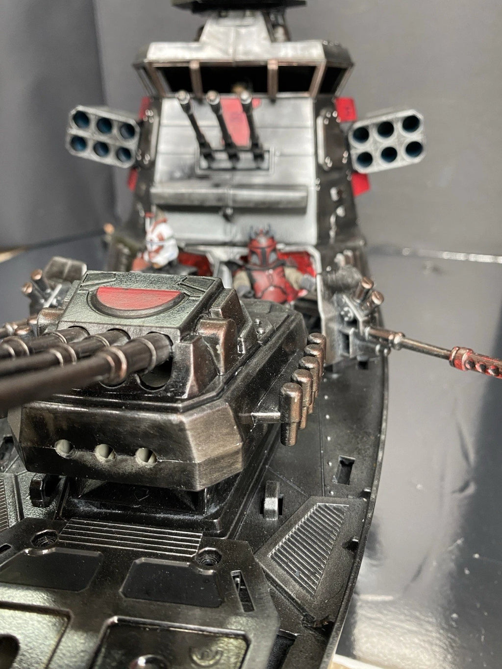 Imperial Harbour Defence Gunboat | Custom Mandalorian Star Wars Sith Diorama