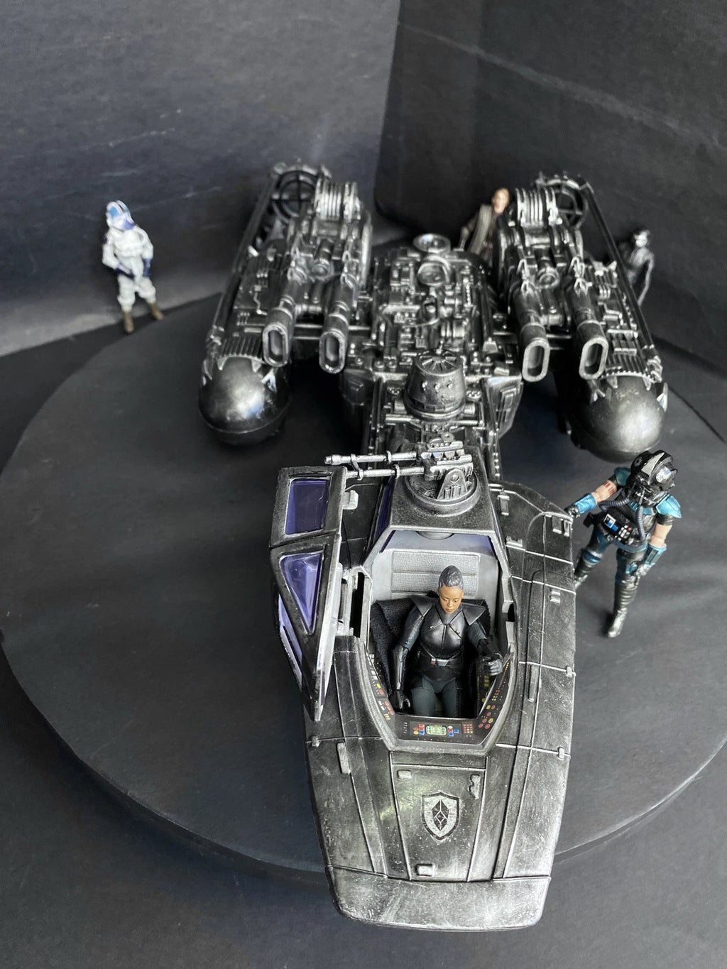 ‘Gravewing’ Y-Wing Gunship – Star Wars Vintage Andor vintage kenner collectible
