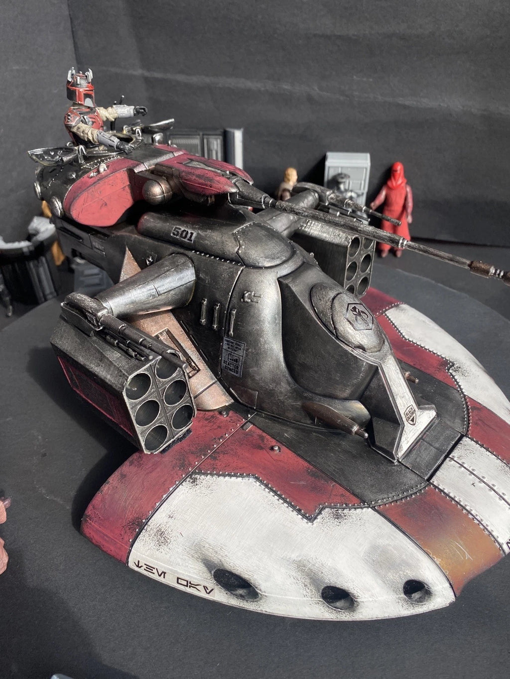 Star Wars AAT Armored Assault Tank Custom Mandalorian The Clone Wars Collectible