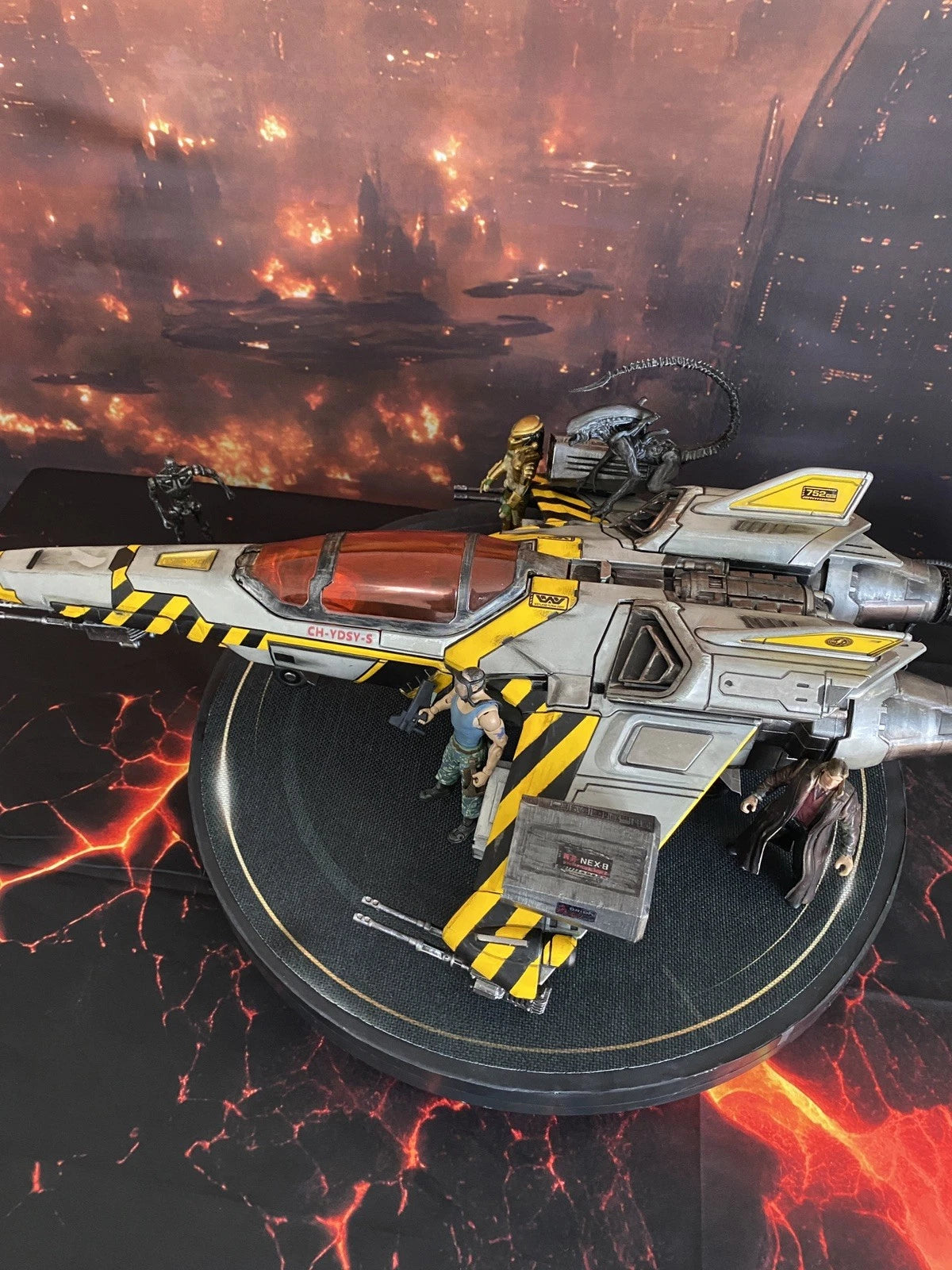 Weyland Yutani Aliens Gunship Colonial Marines Interceptor Romulus Earth Custom