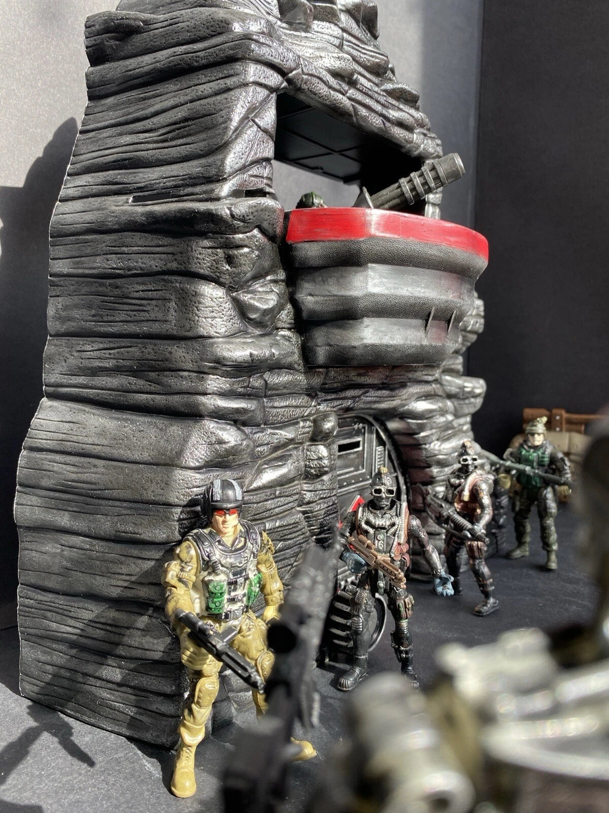 GI JOE COBRA DEVELOPMENTAL TERROR DOME Bunker Diorama Collectible Vintage