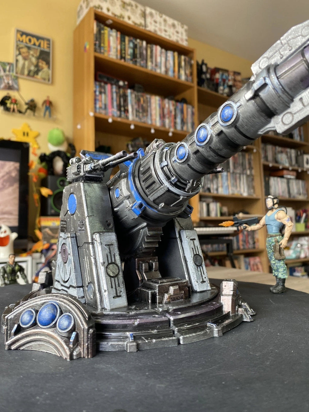 Bastion Sigma-9 Siege Cannon Emplacement | Warhammer 40K Custom Display Terrain