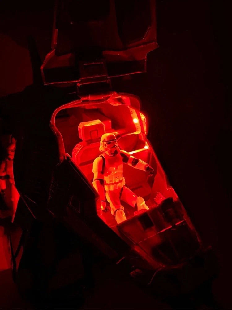 Star Wars DUSTWING K-71 Desert Rebel Shuttle — Custom Gunship w/ LED Light Kit
