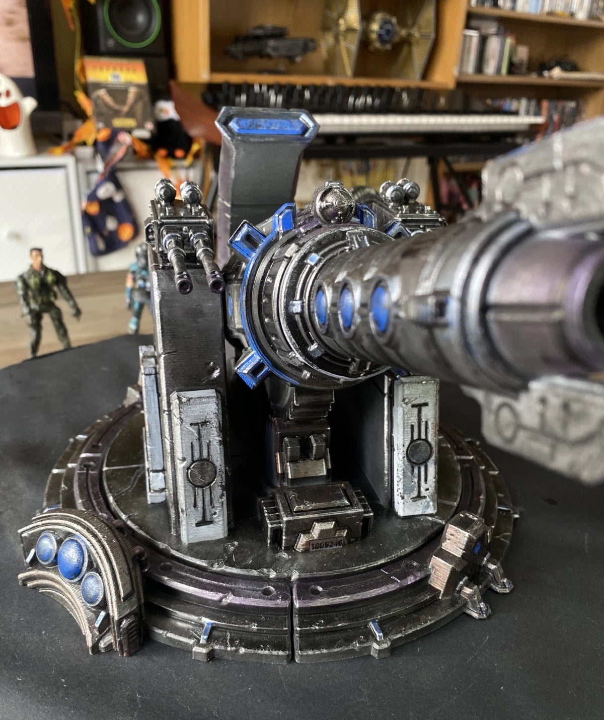 Bastion Sigma-9 Siege Cannon Emplacement | Warhammer 40K Custom Display Terrain