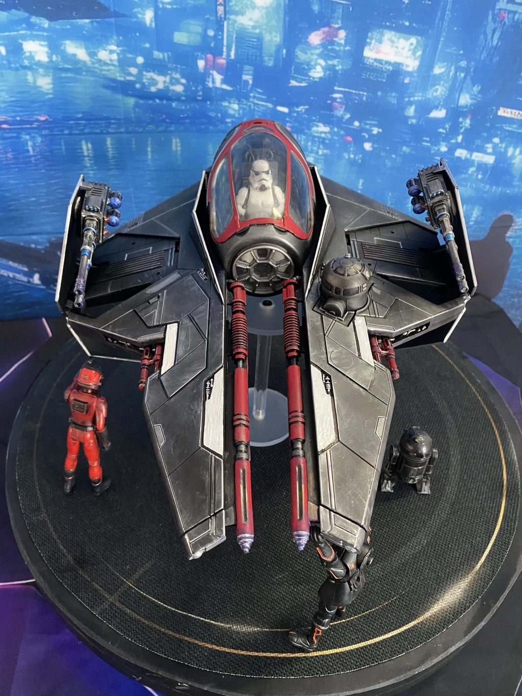 Star Wars Imperial Starfighter Andor Mandalorian Sith Empire Custom collectible