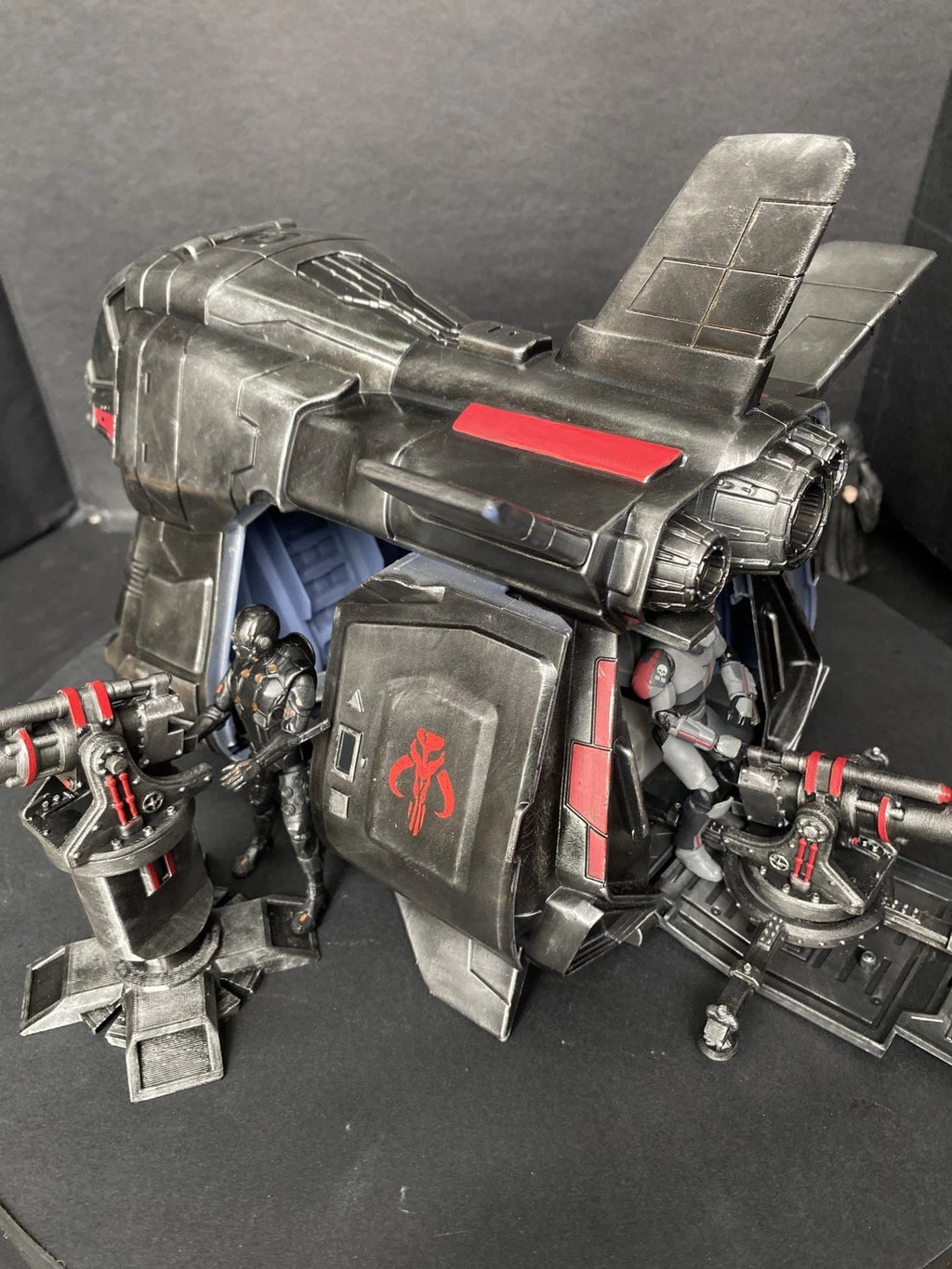 HISS-VTOL “Black Asp” – Cobra Dropship Gunship 3.75” Custom G.I. Joe collectible