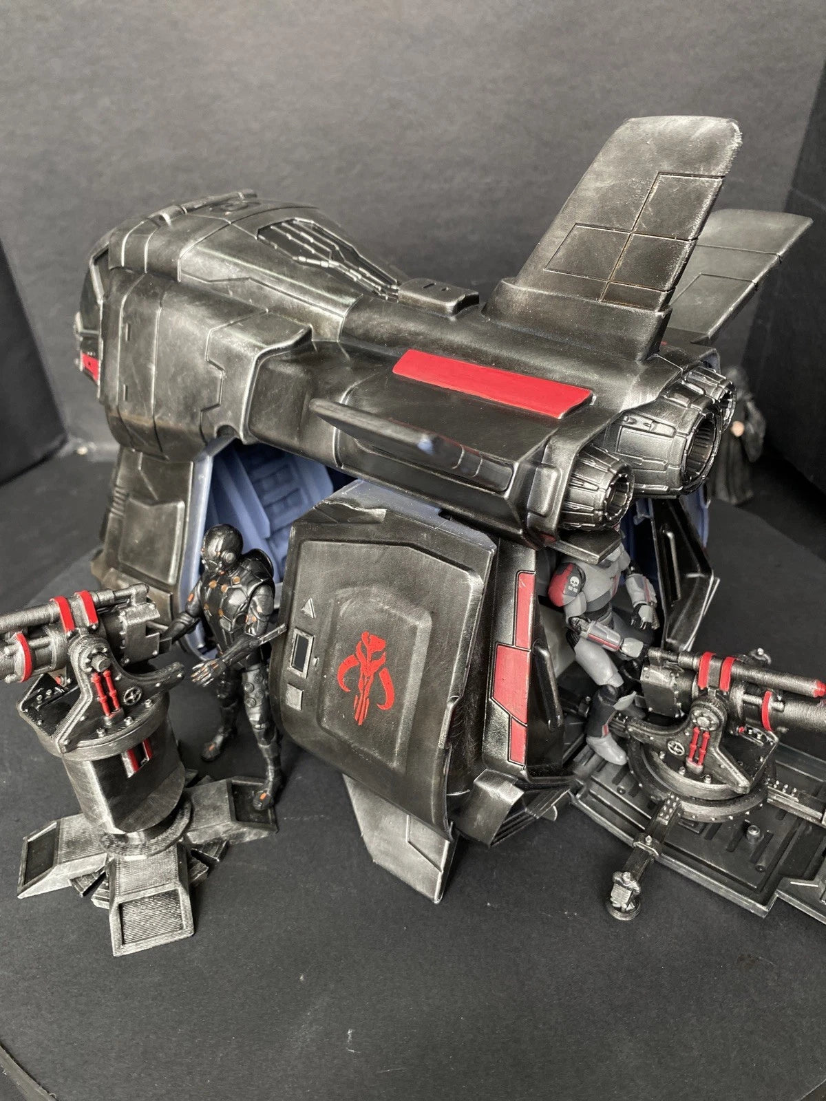 HISS-VTOL “Black Asp” – Cobra Dropship Gunship 3.75” Custom G.I. Joe collectible