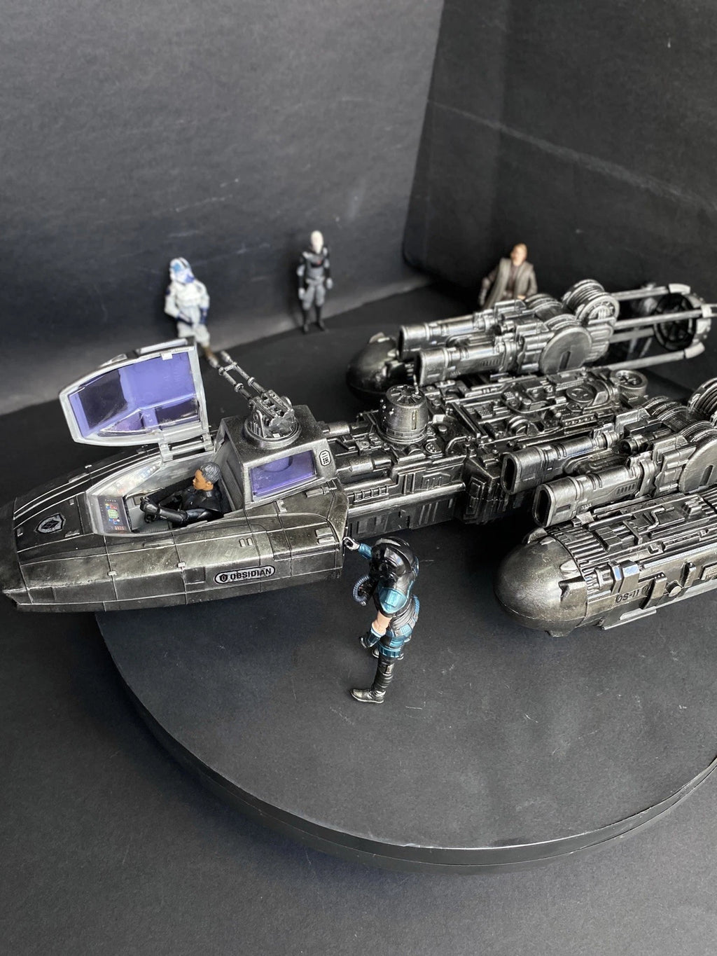 ‘Gravewing’ Y-Wing Gunship – Star Wars Vintage Andor vintage kenner collectible