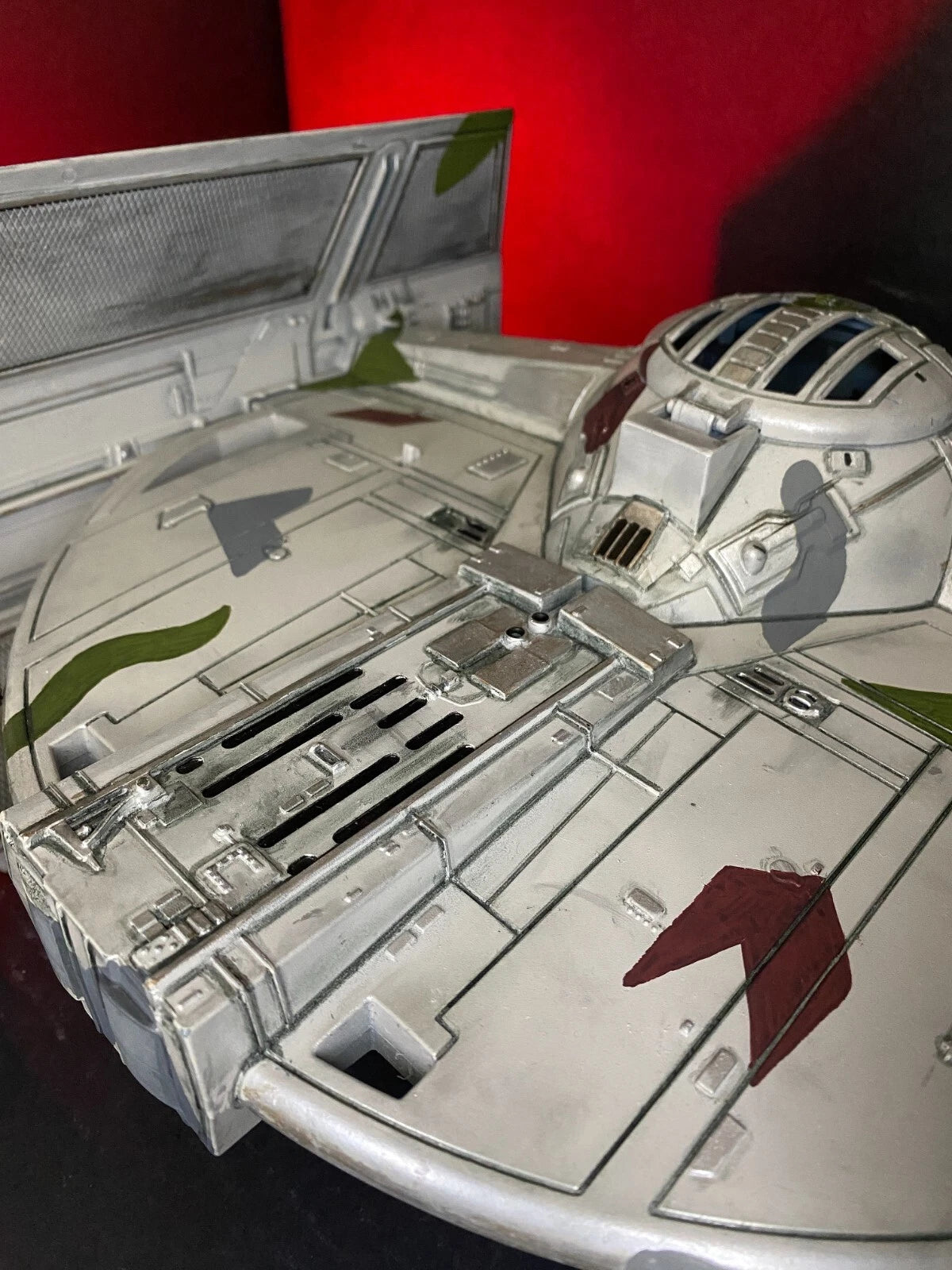 Star Wars Jungle Recon Tie Fighter Interceptor Sith Empire Vintage Kenner Custom - view 2