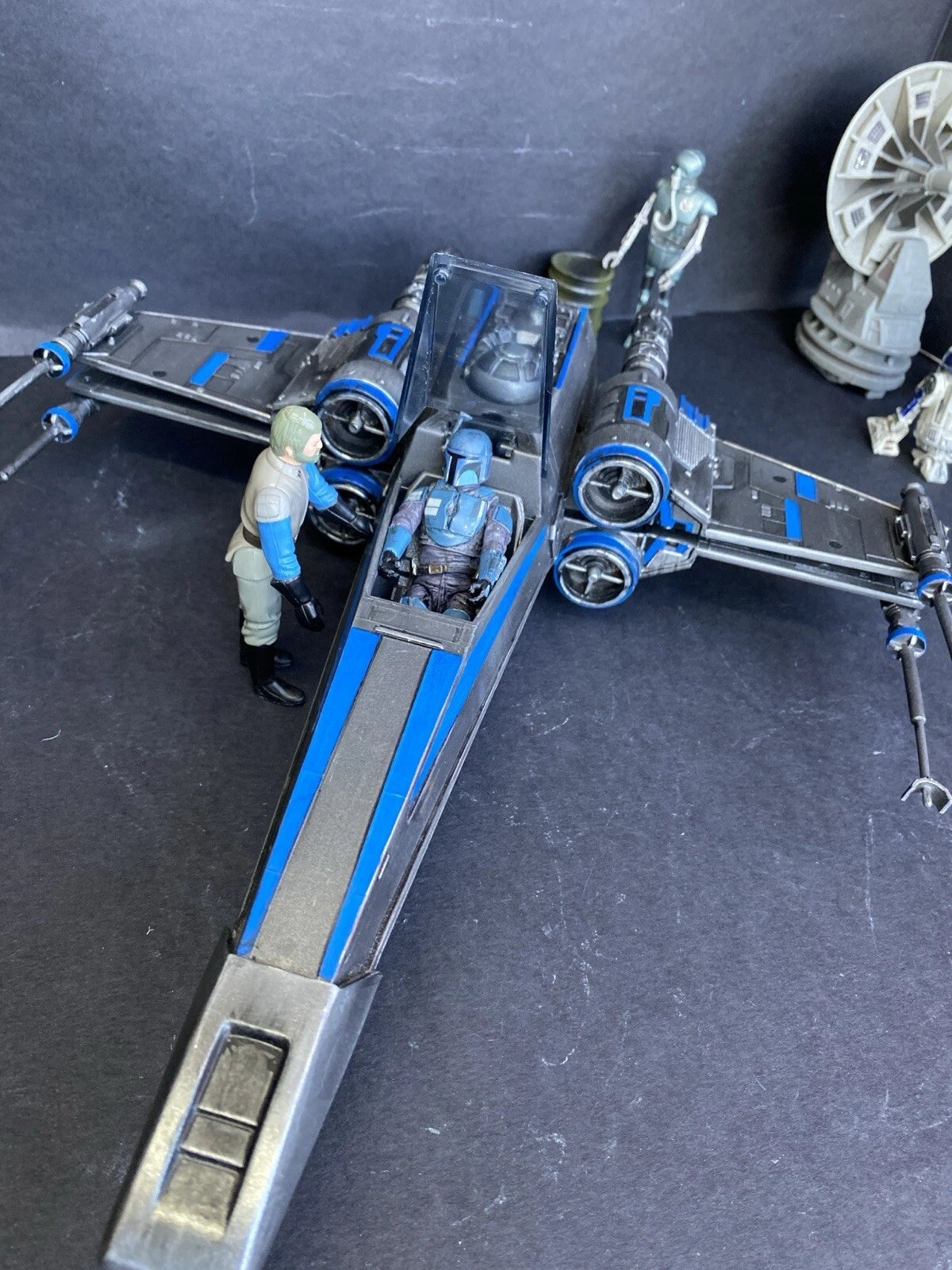 Star Wars RZ-9 “Nightglass” X-wing Interceptor | Custom Starfighter Diorama