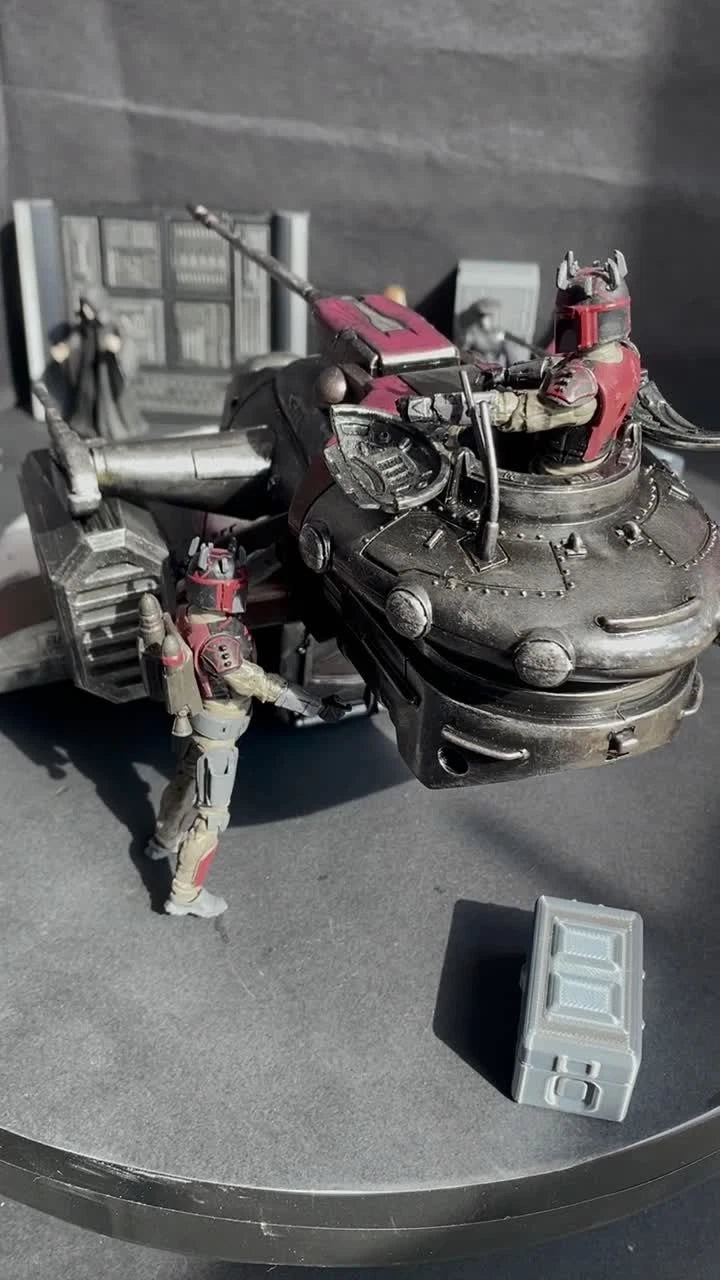 Star Wars AAT Armored Assault Tank Custom Mandalorian The Clone Wars Collectible