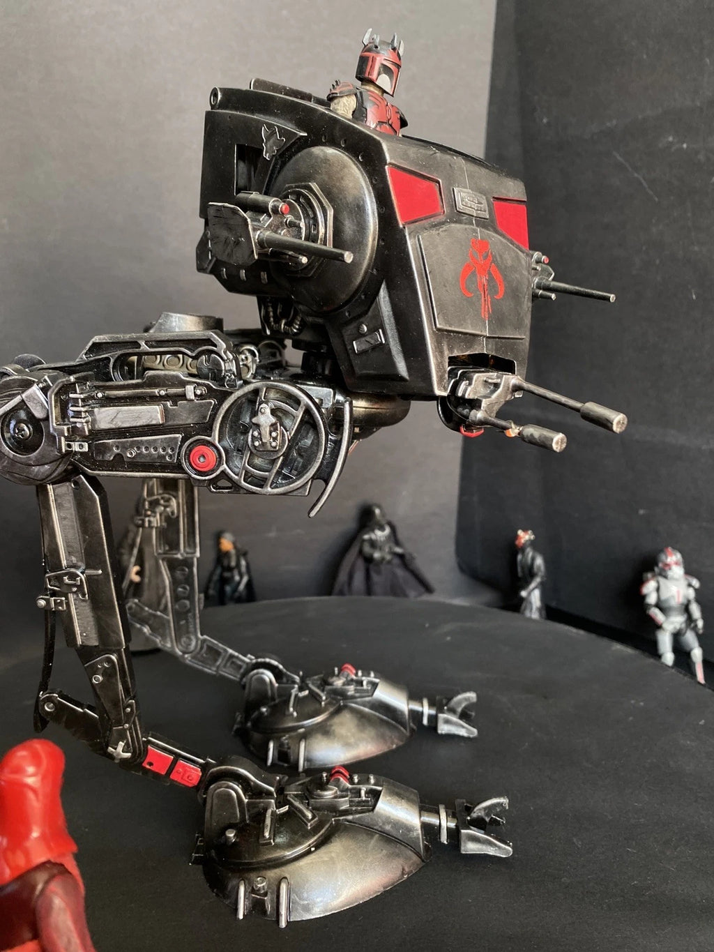 Sith Walker “MYTHOS-STRIDER” Custom AT-ST Mustafar Exegol Black Series Kenner