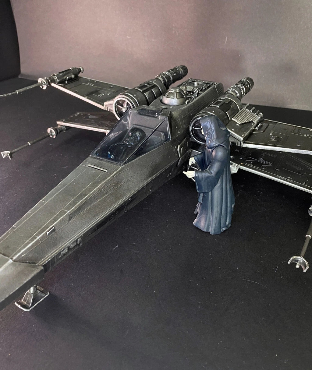 Prototype Star Wars X Wing Sith Fighter Palpatine Vintage TVC Custom Collectible