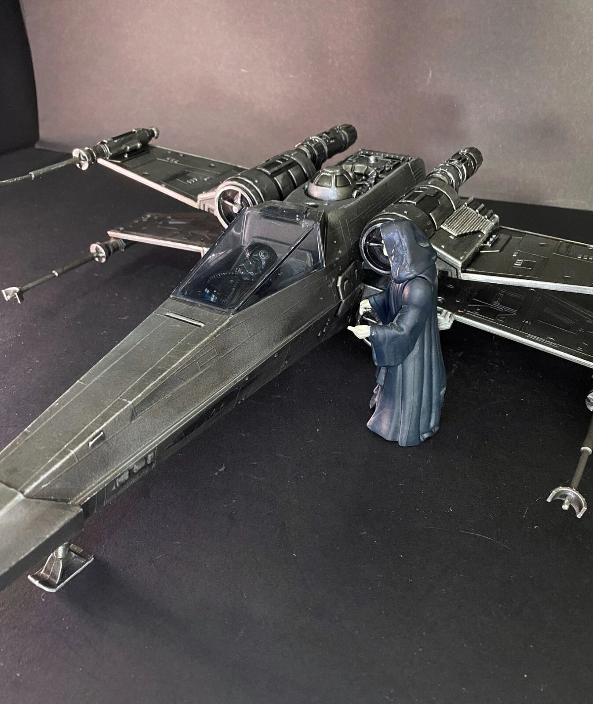 Prototype Star Wars X Wing Sith Fighter Palpatine Vintage TVC Custom Collectible