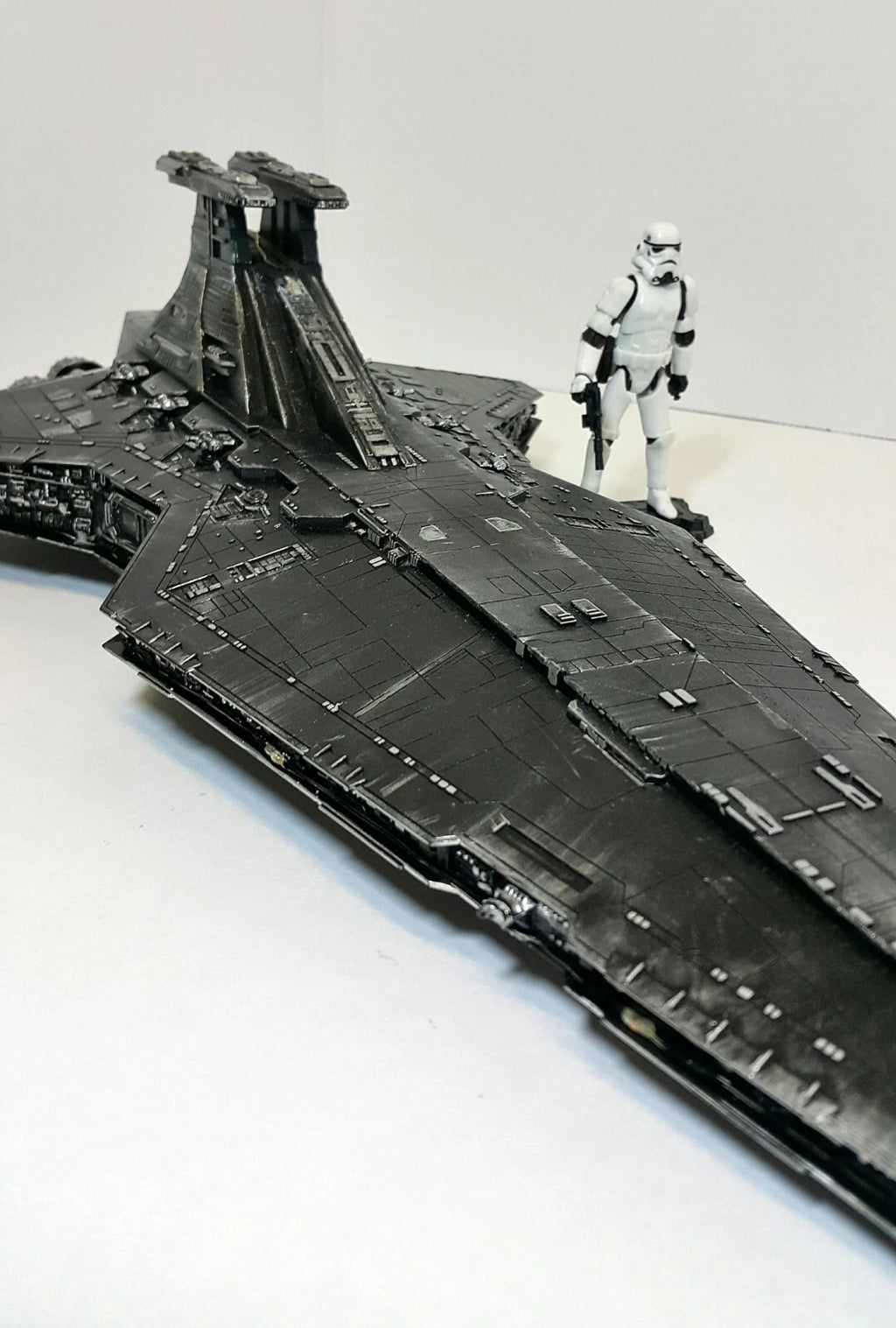 Rare Star Wars Star Destroyer New Hope Empire Vintage Kenner Collectible Custom - view 5