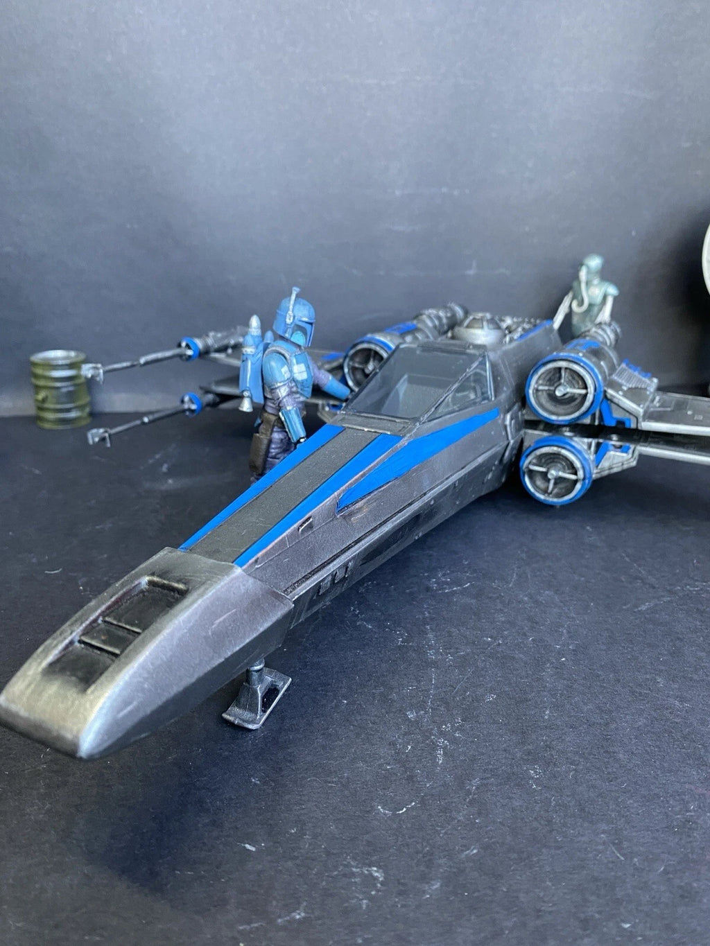 Star Wars RZ-9 “Nightglass” X-wing Interceptor | Custom Starfighter Diorama