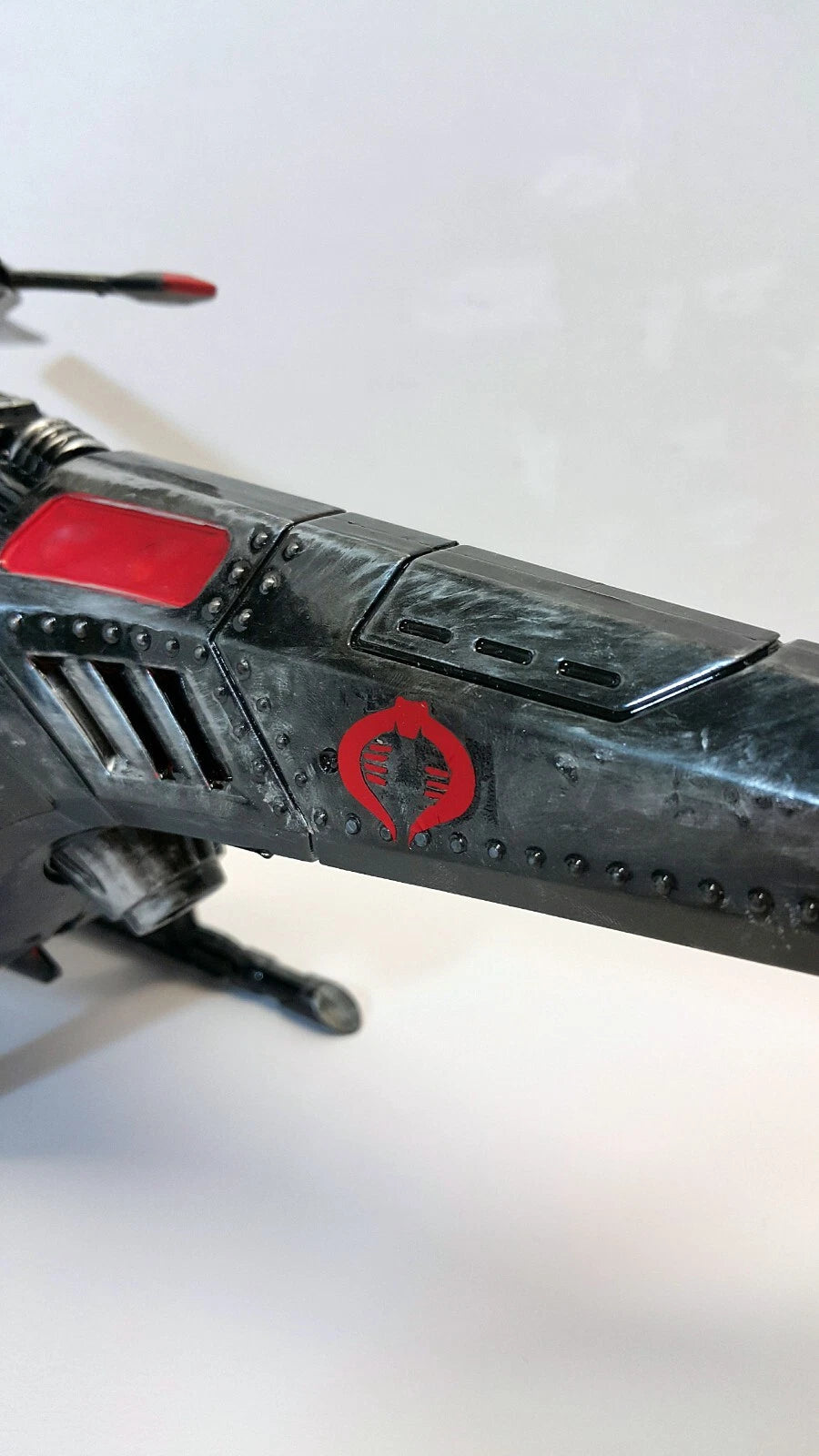 GI JOE COBRA HELICOPTOR DEVELOPMENTAL FANG 1:18 Collectible  Vintage Custom - view 4