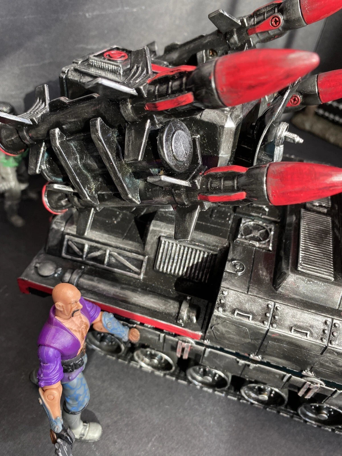 COBRA “RATTLETRACK” MISSILE CRAWLER | GI JOE Heavy Strike Launcher collectible