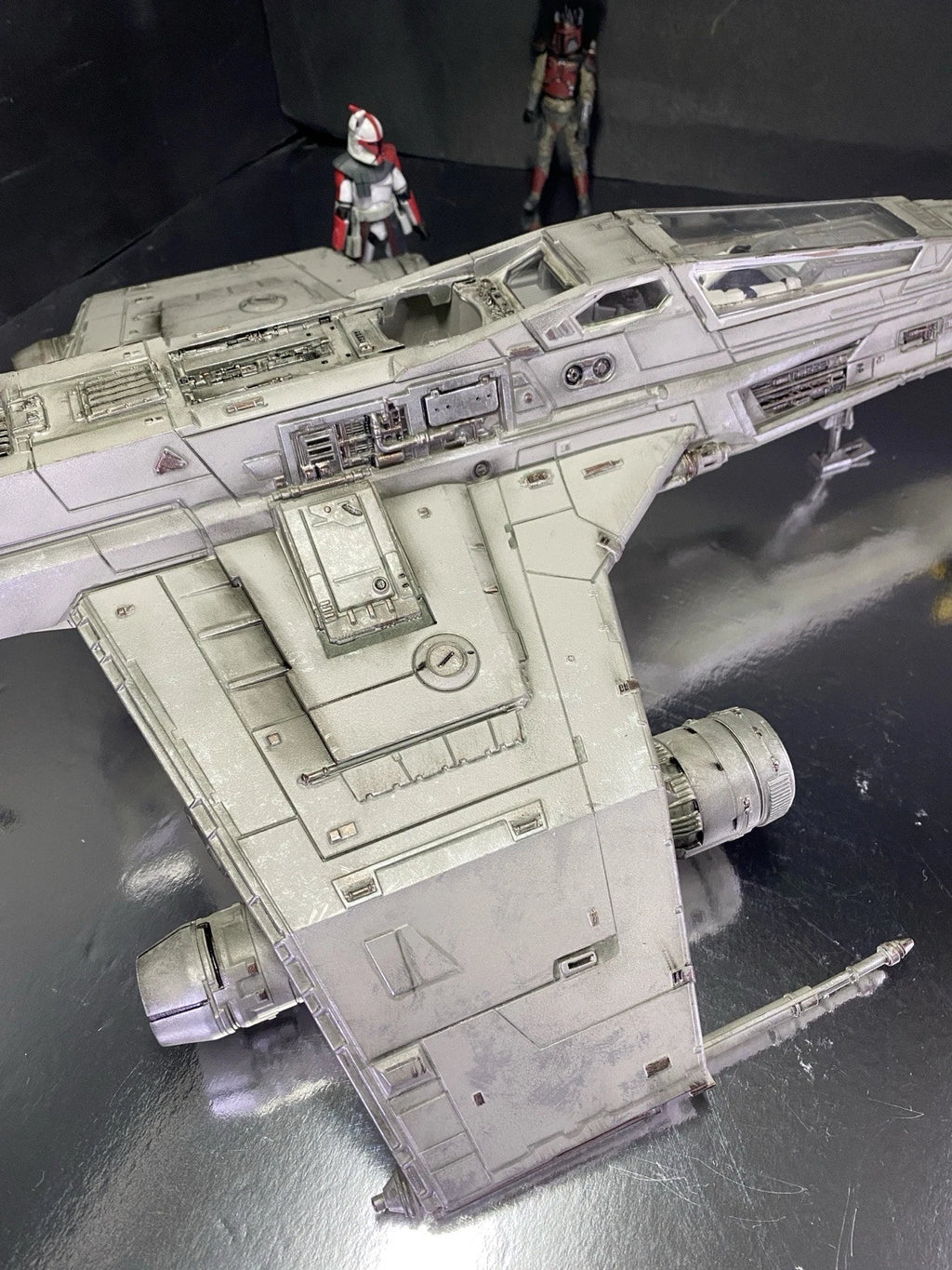 T-52 E-Wing Ghost Hound Imperial Interceptor Star Wars Andor Kenner Collectible